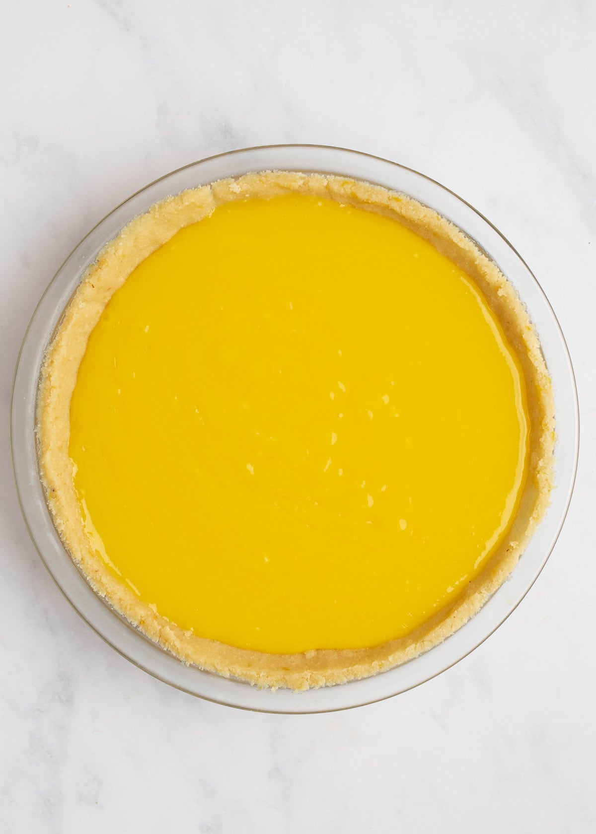 lemon curd in crust