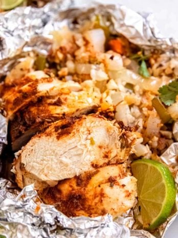 This easy Cilantro Lime Chicken Foil Pack is perfect for a busy weeknight or fun camping trip! This healthy recipe is packed with vegetables and full of fresh flavor.