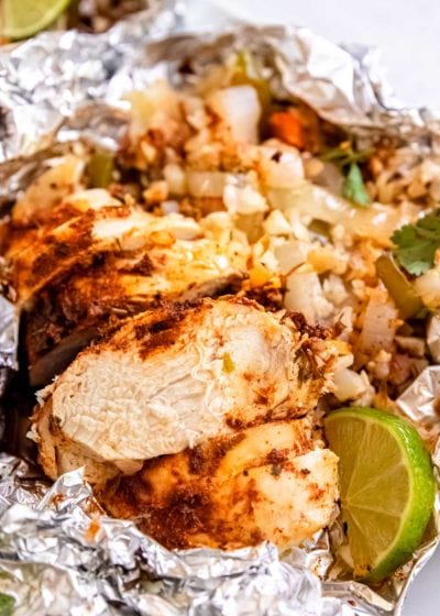 This easy Cilantro Lime Chicken Foil Pack is perfect for a busy weeknight or fun camping trip! This healthy recipe is packed with vegetables and full of fresh flavor.