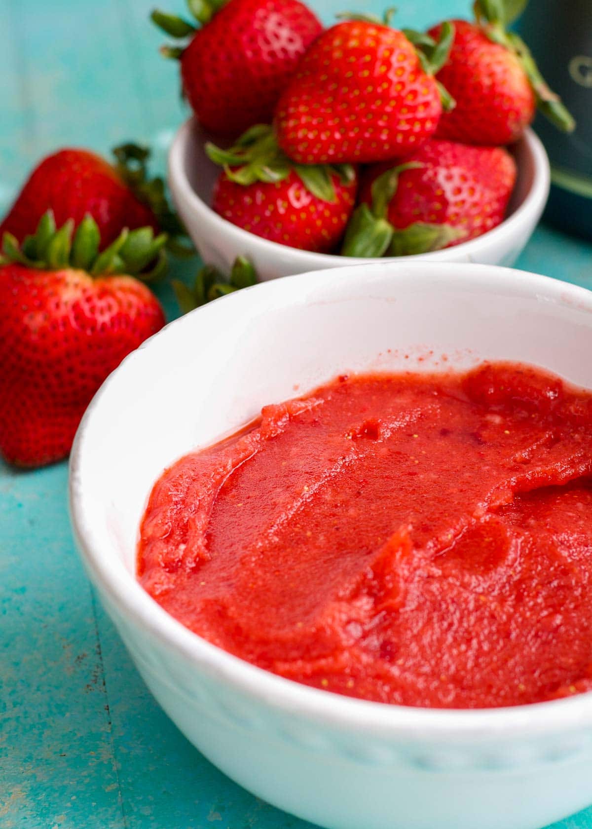 Skip the ice cream maker and freeze the sorbet in a bowl in the freezer