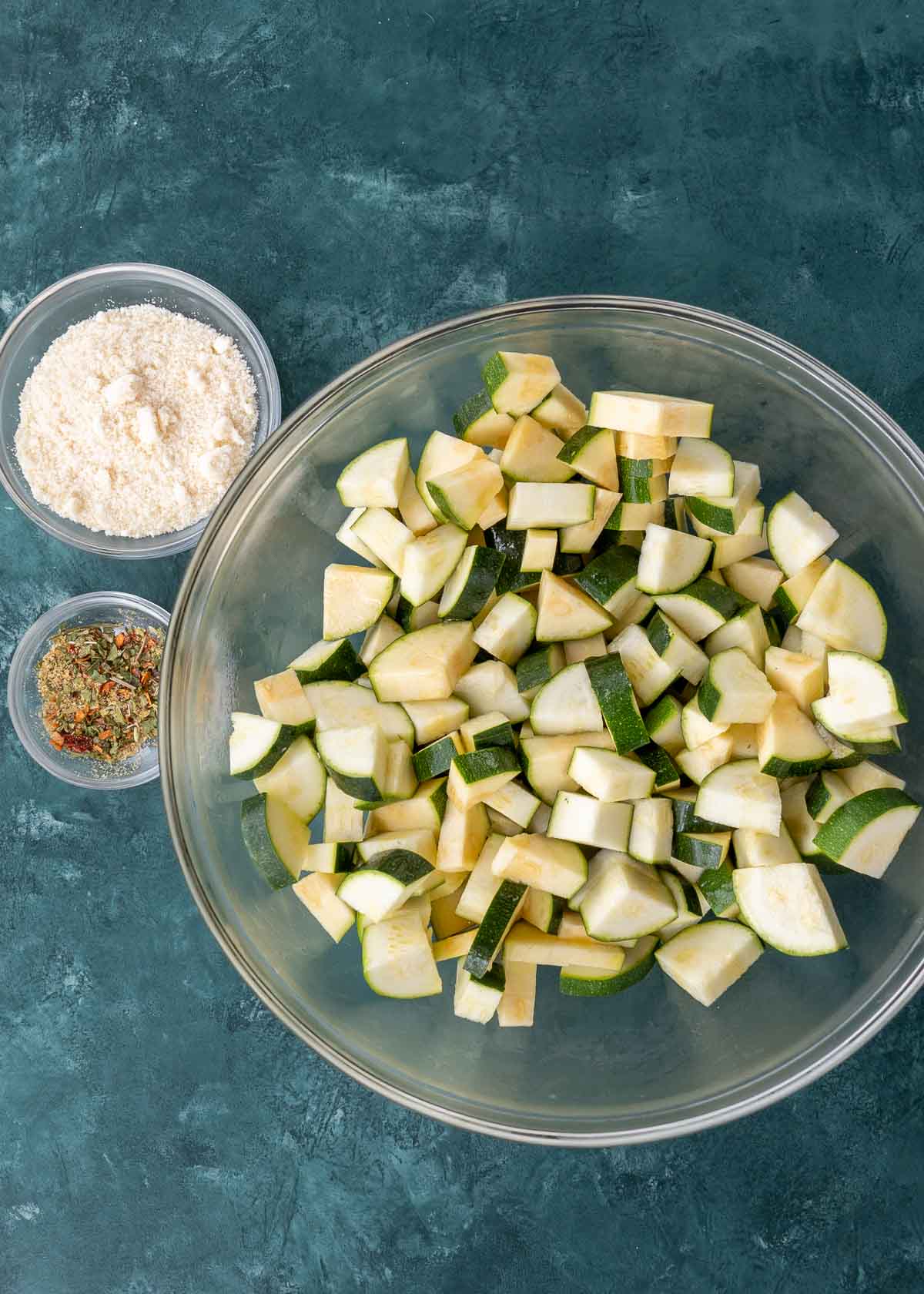 ingredients for air fryer zucchini