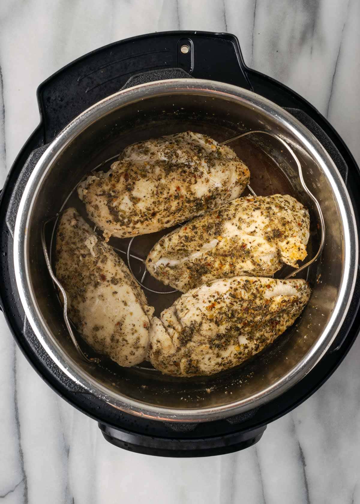 cooked chicken breast in instant pot