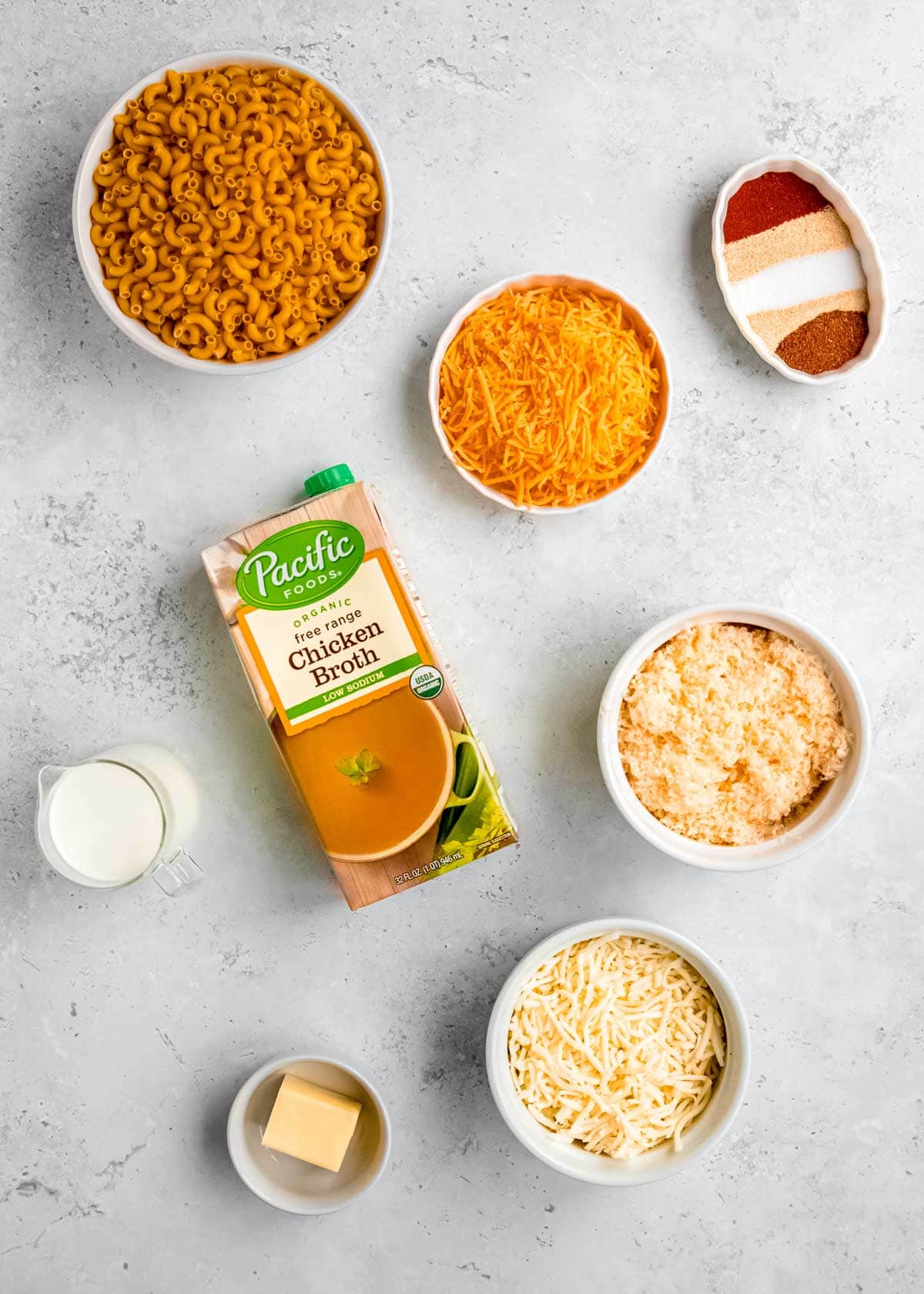 ingredients for instant pot mac and cheese