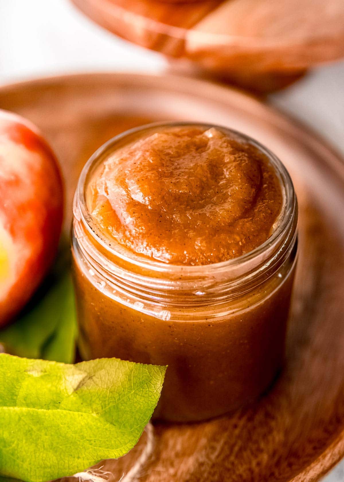 apple butter in jar