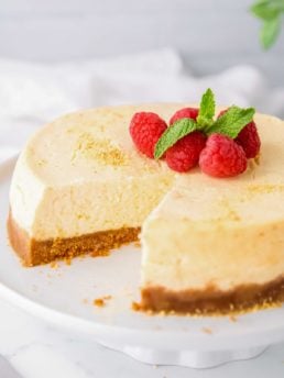 instant pot cheesecake missing one slice