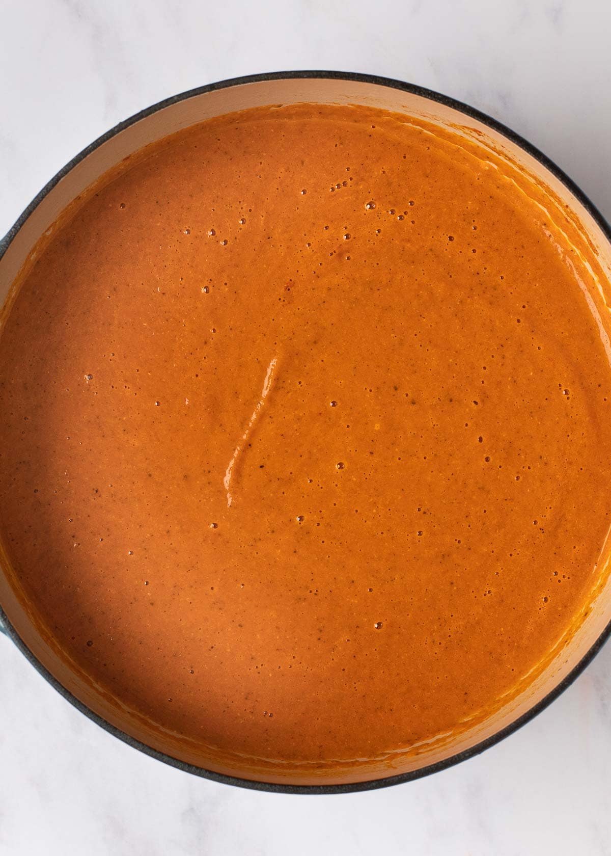 blended tomato soup