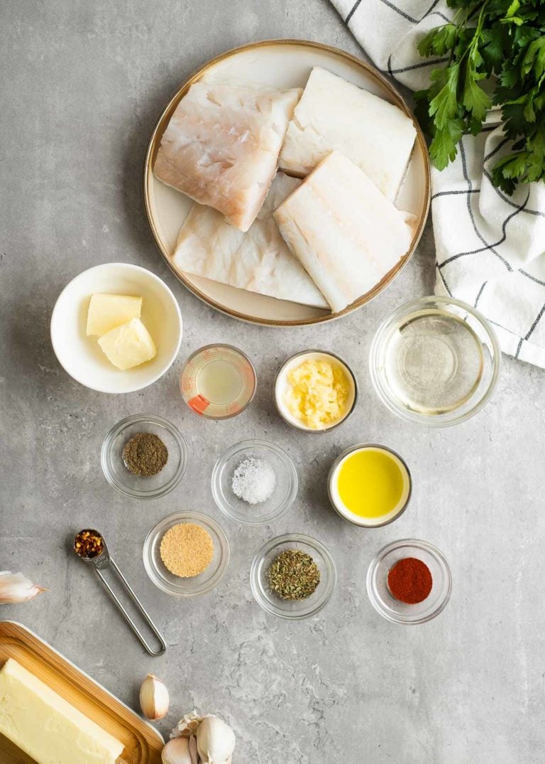 Pan Fried Garlic Butter Cod - Maebells