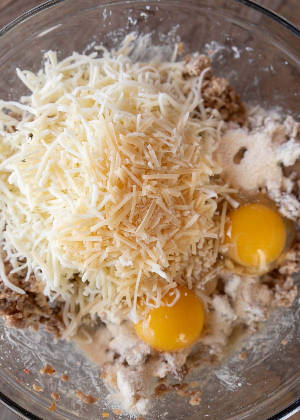 batter in mixing bowl