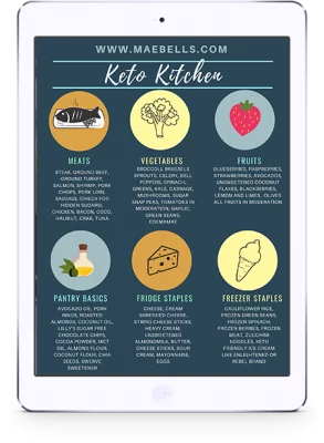 Keto Kitchen ipad Mockup