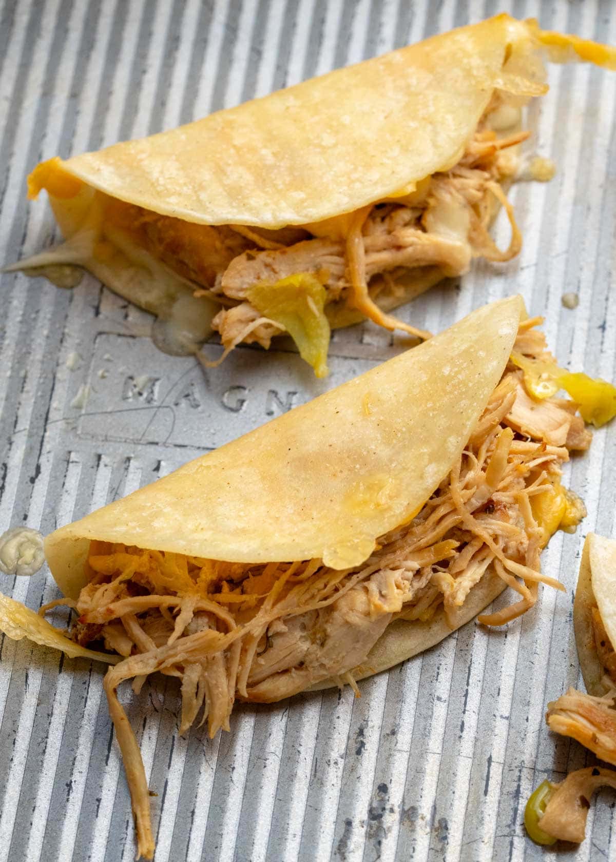 tortillas closed making mississippi chicken tacos